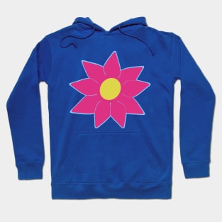 Pink clematis flower Hoodie